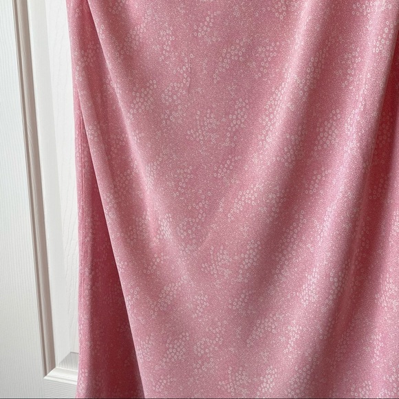 Mimi Maternity Sheer Overlay Pink Skirt - Picture 5 of 5